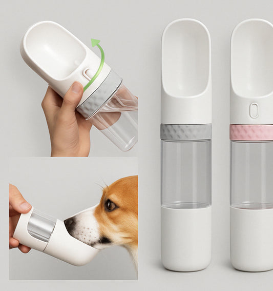 Hundetrinkflasche 2-in-1 – Wasser & Napf to go