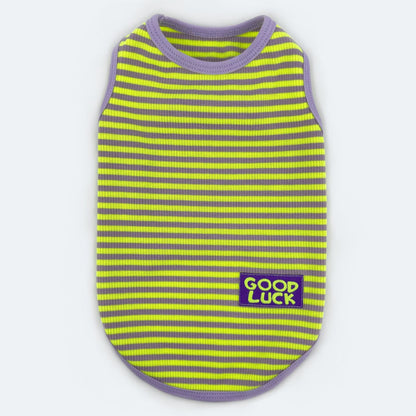 Cool Breathable Stripes Vest Pet Clothes Small Dog Cat Clothes